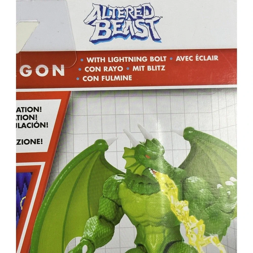 Altered Beast Weredragon Action Figure Jakks Pacific Lightning Bolt 29 Points